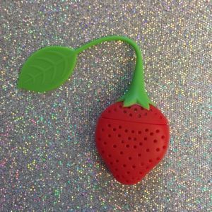 Strawberry Silicone Tea Infuser w/ free Myst…